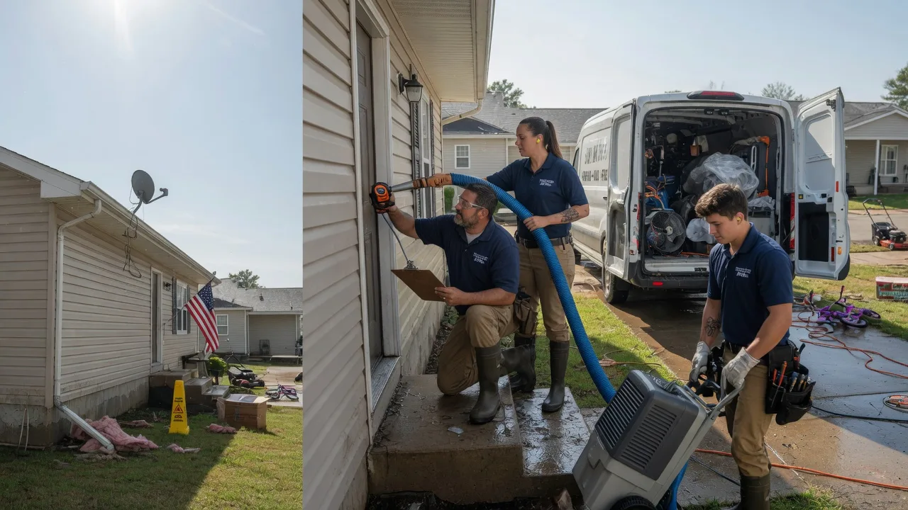 Ceiling Water Damage Restoration in Newton, IL near me